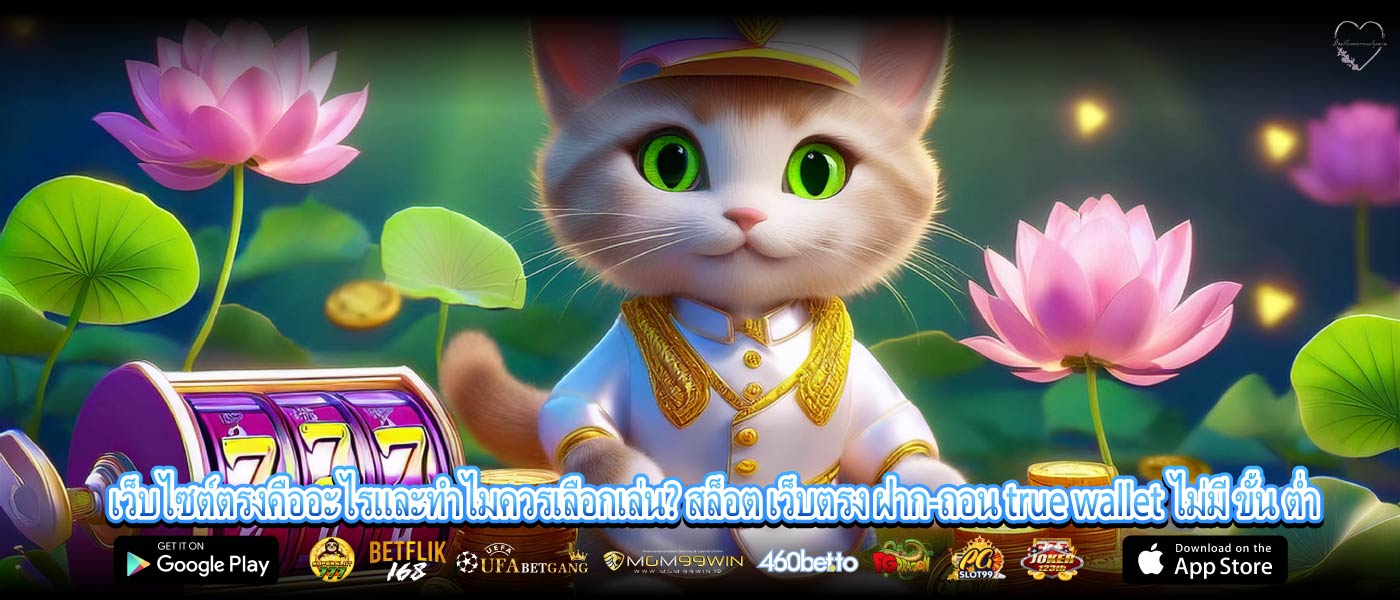 เว็บไซต์ตรงคืออะไรและทำไมควรเลือกเล่น? สล็อต เว็บตรง ฝาก-ถอน true wallet ไม่มี ขั้น ต่ำ